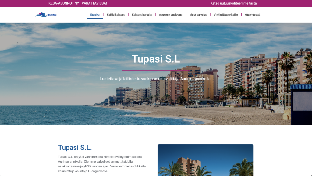 Tupasi Website